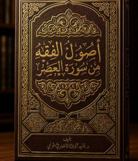 “أُصُولُ الْفِقْهِ مِنْ سُورَةِ الْعَصْرِ” للدكتور جنيد أبو جَنَّة الأنصاري الفرنسي
